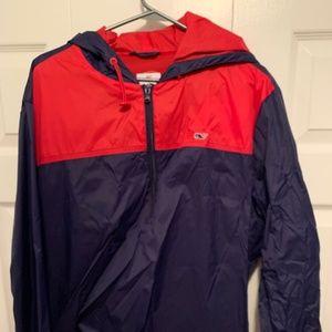 Vineyard Vines Large Mens Performance Jacket Blue